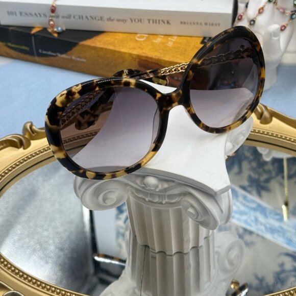 🆕 VIVIENNE WESTWOOD 🧿 NWOT VW793 Round Tortoise Shell Sunglasses - Gold Havana - Picture 9 of 16